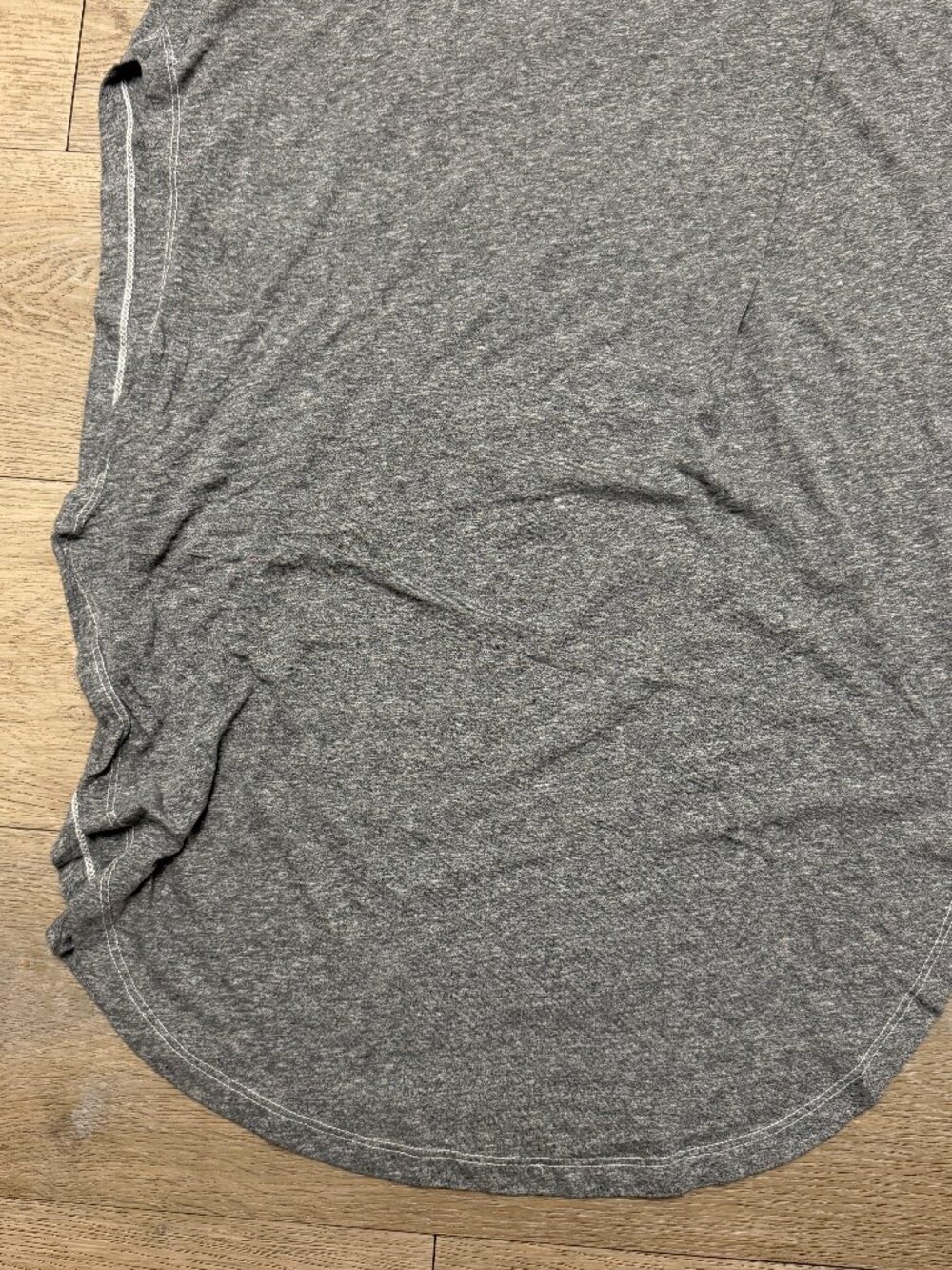 The Great Dress Long SLeeve Knotted Tee Size 0 Heather Gray NWT USA Made - Picture 3 of 16